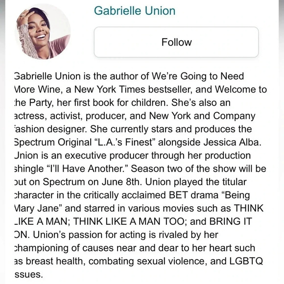 Gabrielle Union  “You got anything stronger “ hardcover book - Picture 4 of 5